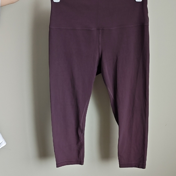 lululemon athletica Plum Cropped High-Rise Leggings - Picture 2 of 4